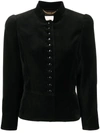 TORY BURCH FITTED VELVET JACKET