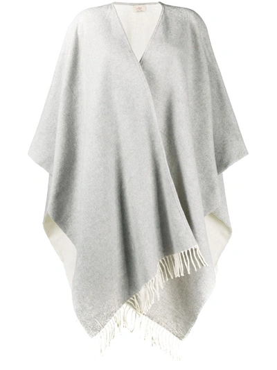 Altea Poncho Cardigan In Grey