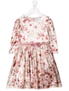 ABEL & LULA VELVET FLORAL PRINT DRESS