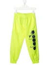 DIADORA JUNIOR NEON TRACKSUIT BOTTOMS