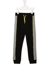 Levi's Side-stripe Drawstring Track Pants In Black
