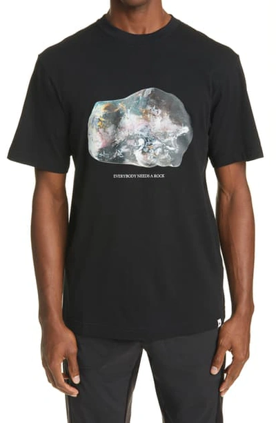 And Wander Everybody Needs A Rock Graphic Tee In Black