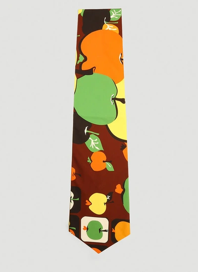 Walter Van Beirendonck Oversized Tie In Red In Green | ModeSens
