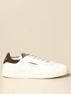 GHOUD GHOUD trainers LOB 01 SNEAKERS IN LEATHER WITH SUEDE HEEL,11584379