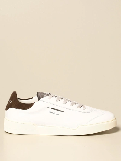 Ghoud Trainers Lob 01 Trainers In Leather With Suede Heel In White