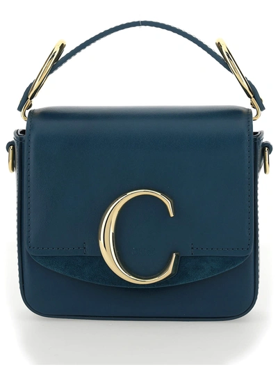 Chloé Chloè Mini Shoulder Bag In Navy Ink