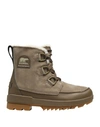 Sorel Ankle Boots In Dove Grey