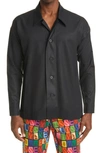 ISSEY MIYAKE BUTTON-UP PRESS SHIRT,HP09FJ020