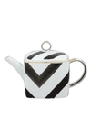 Christian Lacroix Sol Y Sombra Teapot In Black And White