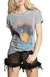RECYCLED KARMA DEF LEPPARD BURNOUT GRAPHIC TEE,301488