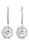 Swarovski Sparkling Dance Drop Earrings - Atterley In White