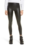 Allsaints Cora Faux Leather Leggings In Black