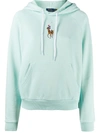 POLO RALPH LAUREN EMBROIDERED POLO HOODIE
