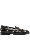 TOMMY HILFIGER STAR-EMBROIDERED LOAFERS