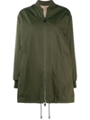 Liska Oversize Bomber Jacket In Green