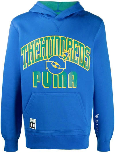 Puma The Hundreds Hoodie In Blue