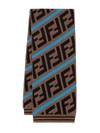 FENDI FF STRIPE SCARF