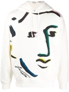 LACOSTE LIVE FACE DESIGN HOODIE