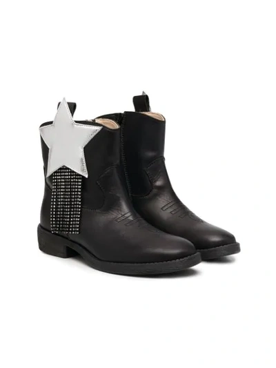 FLORENS STAR WESTERN ANKLE BOOTS