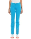 TRUSSARDI JEANS TRUSSARDI JEANS WOMAN PANTS AZURE SIZE 26 COTTON, ELASTANE,36926123GU 3