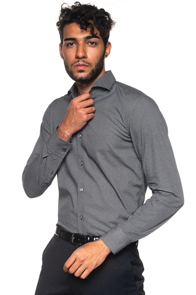 Hugo Boss Boss Jason Dress Shirt Black Cotton Man