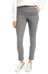 Hue Cuff Tweed Leggings In Grey