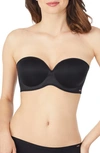 Le Mystere Clean Lines Strapless Underwire Bra In Black