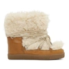 ISABEL MARANT BROWN GRIZZLY NOWLES ANKLE BOOTS