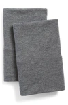 Calvin Klein Home Modern Cotton Collection Cotton & Modal Pillowcases In Charcoal