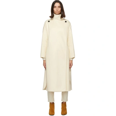 Isabel Marant Relton Oversized Brushed Wool-blend Coat In Light Gray