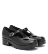 GUCCI MARY JANE 40 LEATHER LOAFERS,P00508838