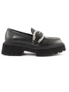 GUCCI BLACK LEATHER LOAFER,11584628