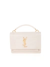 SAINT LAURENT SUNSET CHAIN WALLET IN BEIGE