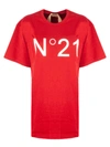 N°21 RED COTTON T-SHIRT,11584537