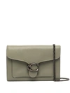 Coach Tabby Chain Clutch In Green