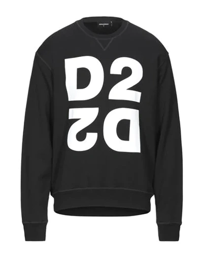 Dsquared2 Sweatshirts In Black