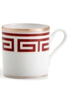 Richard Ginori Labirinto Coffee Cups (set Of 2) In Red
