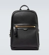 TOM FORD GRAINED LEATHER BACKPACK,P00490929