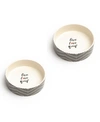 PARK LIFE DESIGNS ALTO MEDIUM 6.5" PET BOWL, SET OF 2