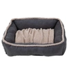 ASPEN PET ASPEN 24 X 20 SHEARLING RECTANGULAR LOUNGER DOG BED