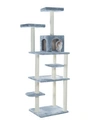 GLEEPET GLEEPET 74-INCH REAL WOOD CAT TREE WITH SEVEN LEVELS
