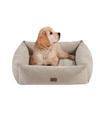 MARTHA STEWART COLLECTION CHARLIE MEDIUM MEMORY FOAM PET BED WITH REMOVABLE COVER