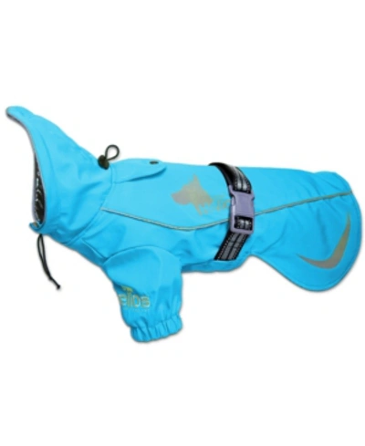 Dog Helios 'ice-breaker' Extendable Hooded Dog Coat With Heat Reflective Tech In Blue