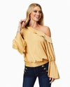 Ramy Brook Sammy Charmeuse Top - M - Also In: S In Yellow