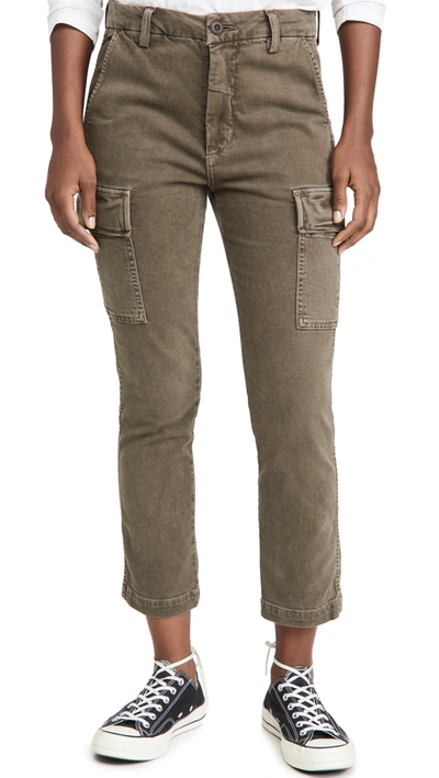 Amo Easy Cargo Trousers In Olive