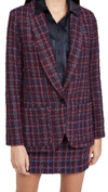 AMANDA UPRICHARD SHAWL COLLAR BLAZER