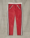Belstaff Pace Leather Trousers In Multicolor