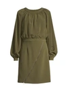 TOCCIN CREPE LAYERED DRESS,400013052981