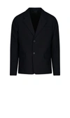 PRADA PRADA MEN'S BLACK WOOL BLAZER,UGM1182021FYYF0002 48