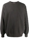 Ambush Shell-panelled Sweatshirt In Grey